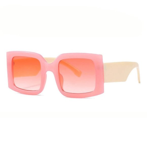 Pink Oversized Sunglasses - Picture 1 of 2